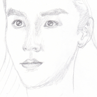 Wen Kexing pencil sketch